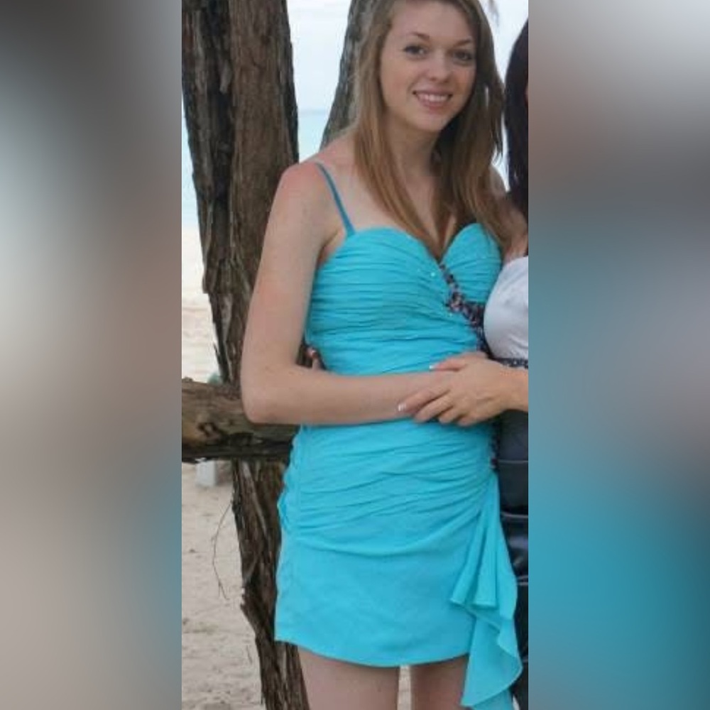 Blue Grad/Prom/Event Dress - Picture 6 of 8